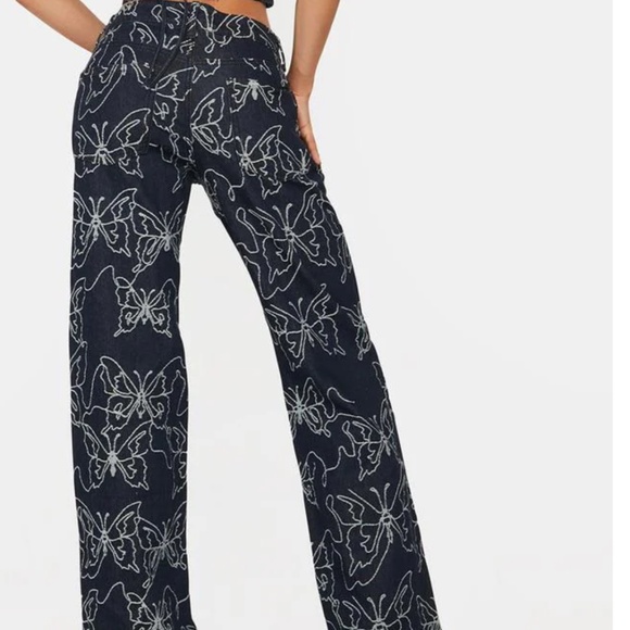 LUCIA BUTTERFLY JEANS - Picture 2 of 3